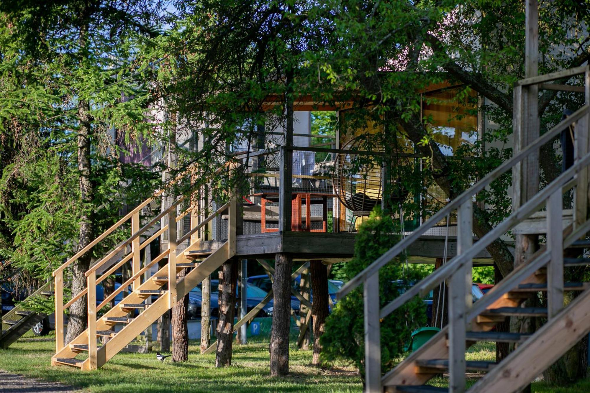 Herbals - Tree&Lake Houses With Bath, Sauna, Bikes, Motorboat Mielno  Phòng bức ảnh